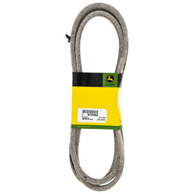 John Deere M154958 belt packaging with OEM part numbers for quick replacement.