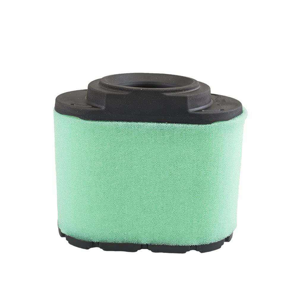John Deere MIU11515 air filter close-up on dense media promoting longer service intervals.