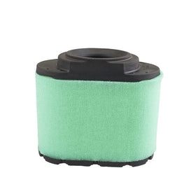 John Deere MIU11515 air filter close-up on dense media promoting longer service intervals.