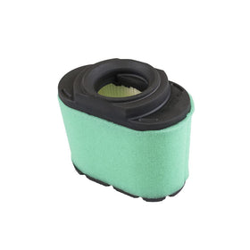 John Deere MIU11515 air filter top view showing even pleats for improved filtration and airflow.