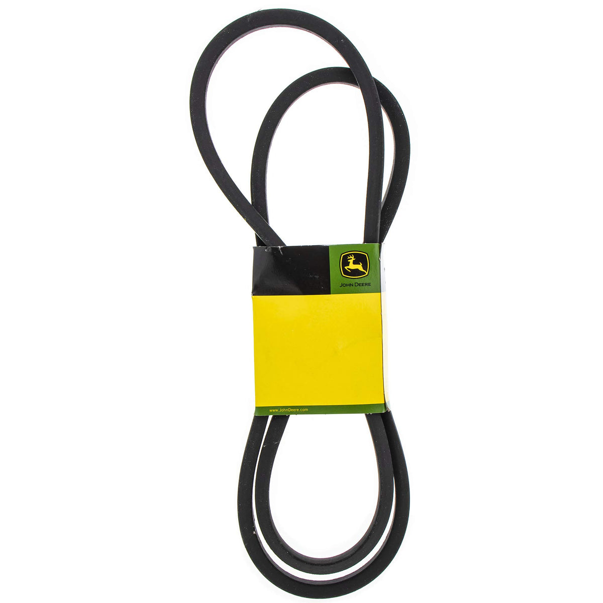 John Deere M174506 V-Belt closeup highlighting aramid durability for long-lasting power