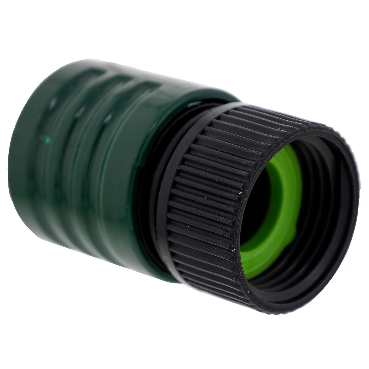 John Deere GX22425 quick coupler front view highlights secure engagement during tool changes.