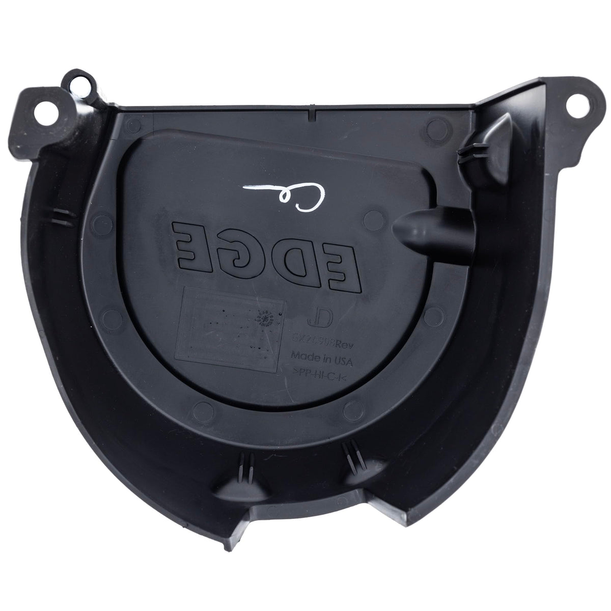 John Deere shield installed on a tractor, demonstrates real-world fit.