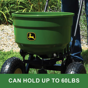 John Deere enclosed gearbox keeps the mechanism protected during busy seasons.