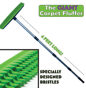 Easy storage and quick cleaning for Johnny World Giant Carpet Fluffer