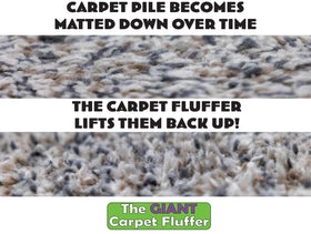 Versatile use on plush, loop, and cut-pile rugs with Johnny World Fluffer