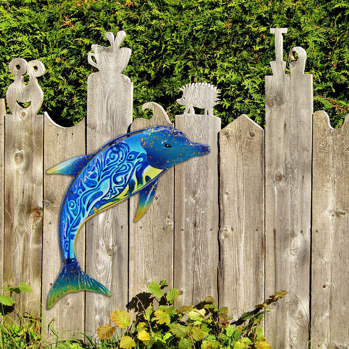 John's Studio dolphin design makes a thoughtful gift for ocean lovers.