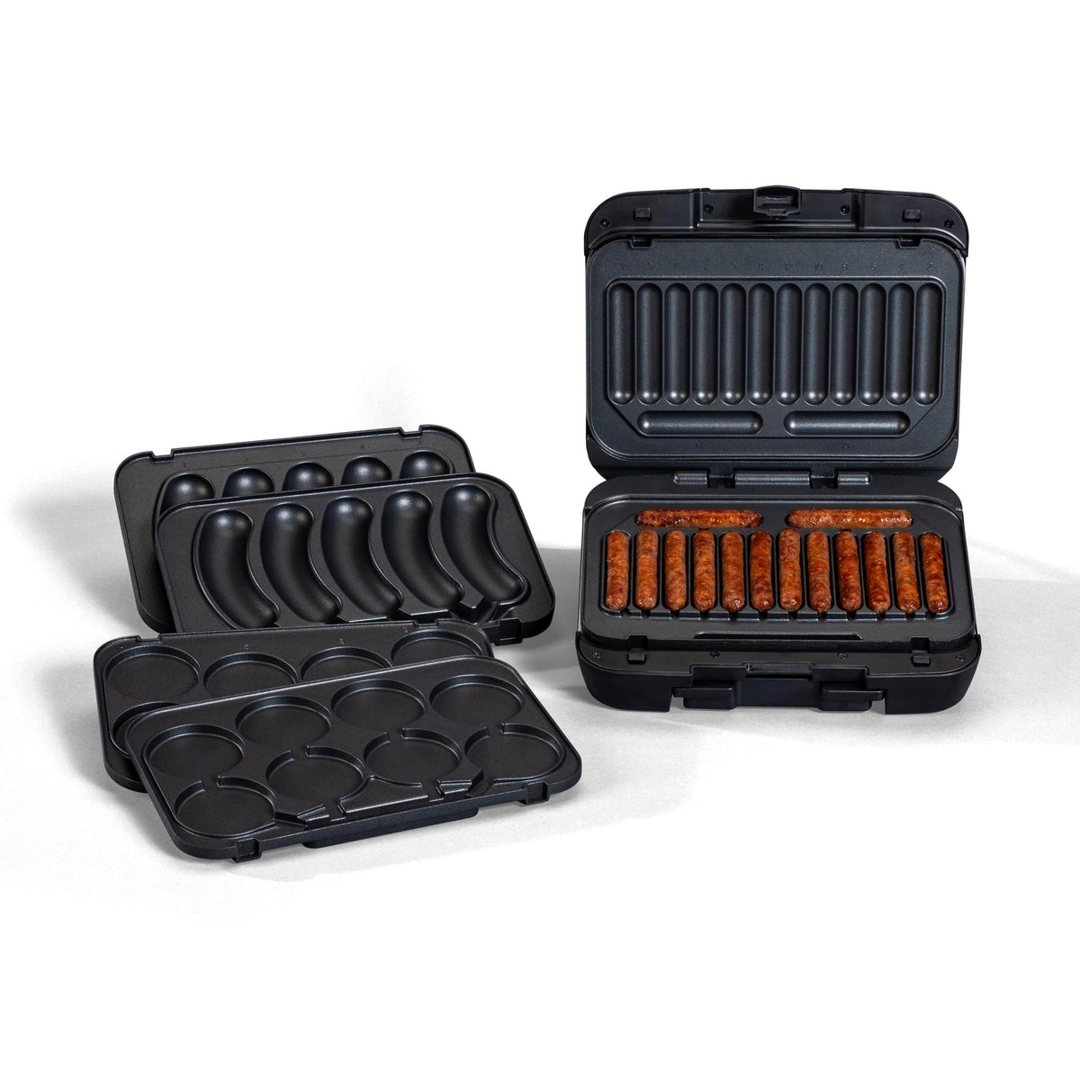 Johnsonville Sizzling Sausage Grill Plus even cooking for consistent results