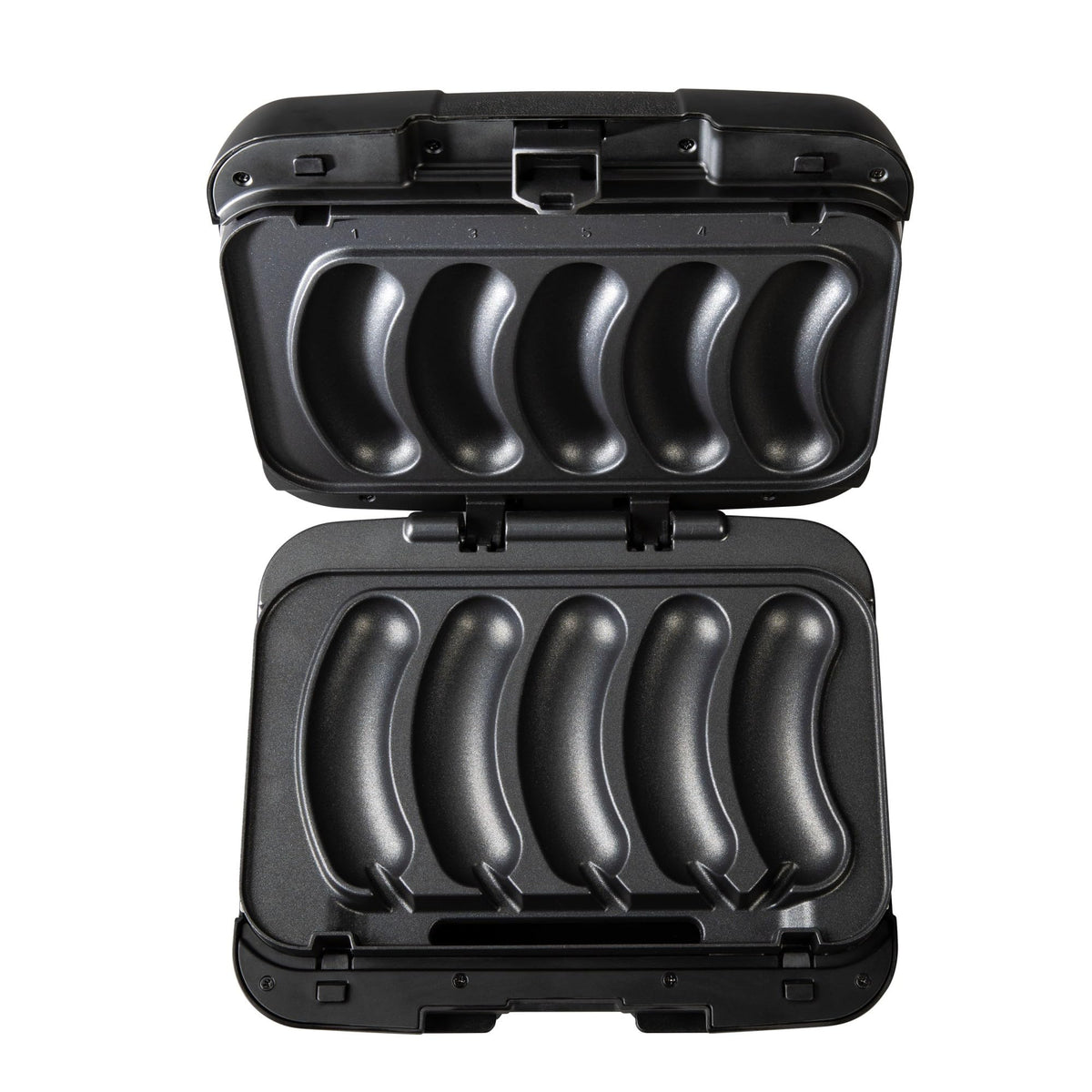 Johnsonville Sizzling Sausage Grill Plus removable plates for easy cleaning