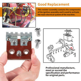 johntruck ignition resistor screws pack included for quick installation