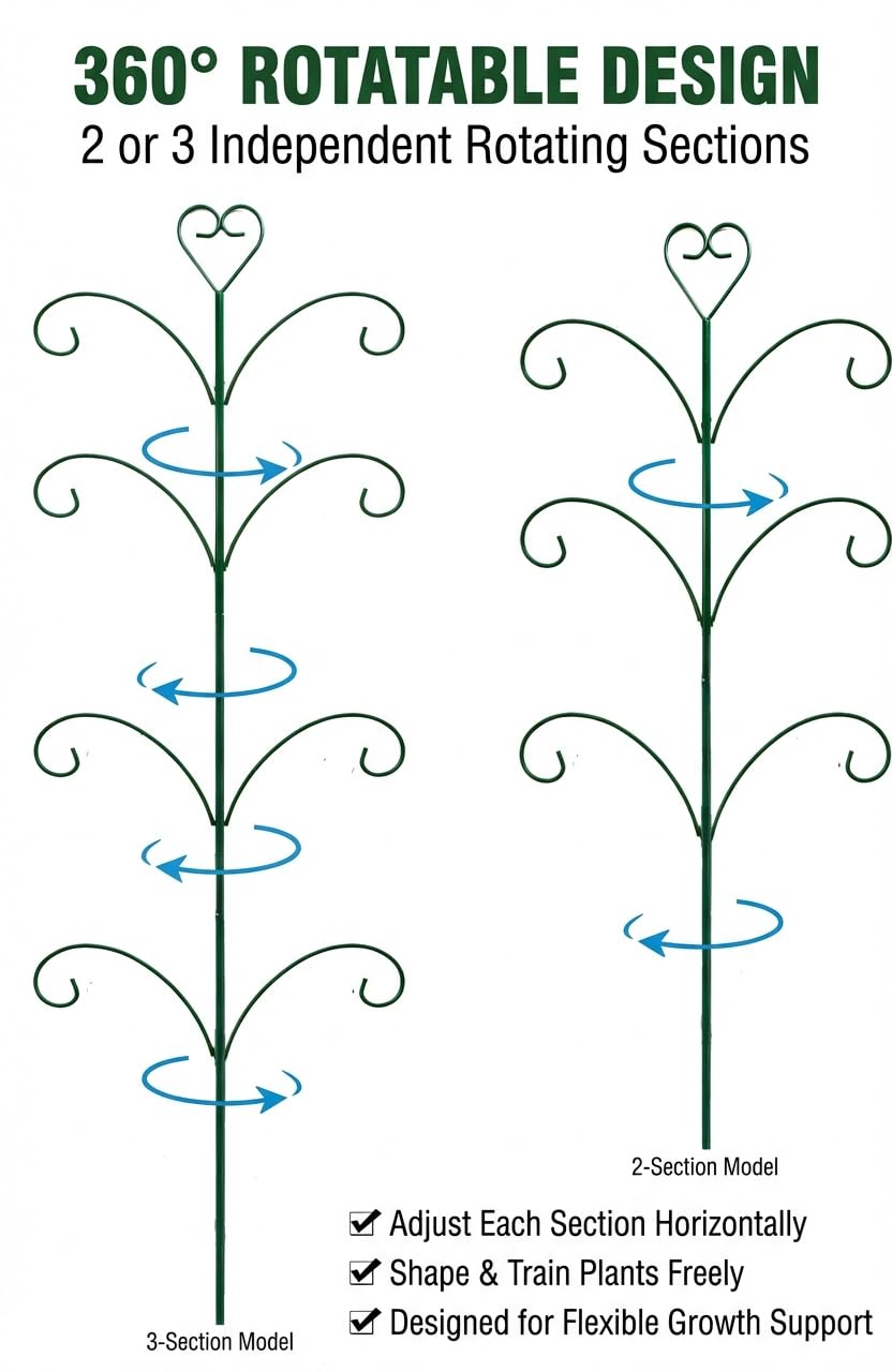 JoinGreen rust-resistant coating keeps stakes outdoor-ready.