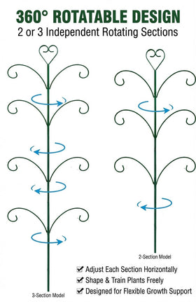 JoinGreen rust-resistant coating keeps stakes outdoor-ready.