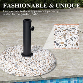 JOINHOM base with hand-turn knob enables easy sizing for poles.