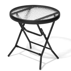JOINHOM Outdoor Side Table supports up to 50 pounds for everyday items.