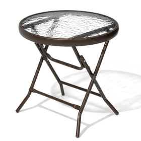 JOINHOM minimalist chic patio table enhances any outdoor setup.