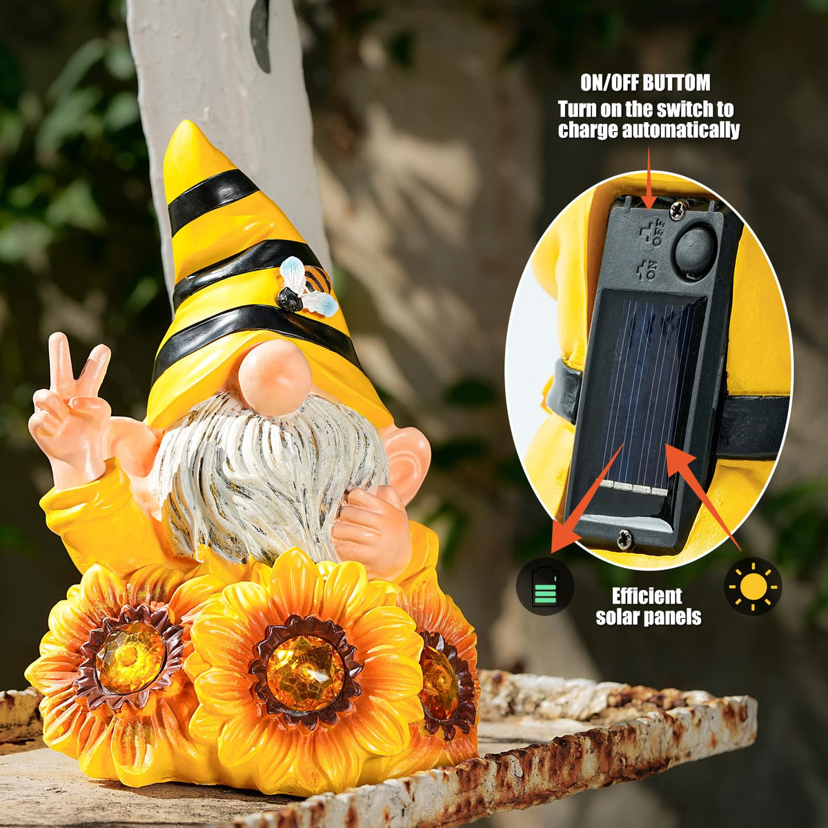 Joint Honglin garden gnome gift adds charm for mom and friends