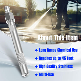 JOEJET nozzle works on wood and concrete surfaces