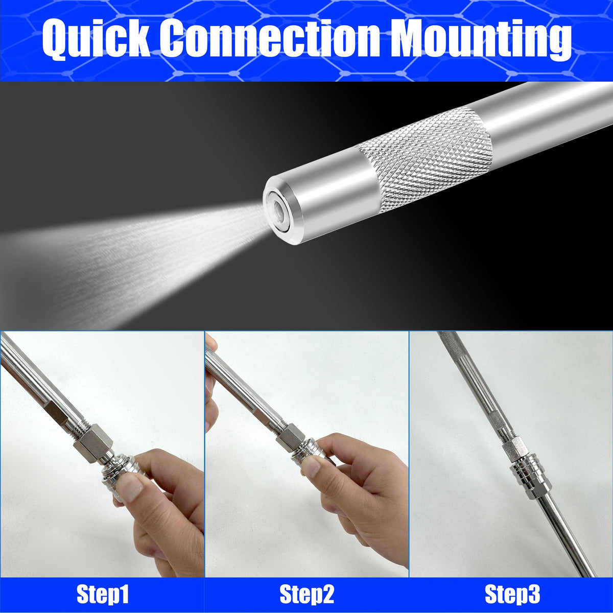 JOEJET nozzle supports 1000–6000 PSI for versatile cleaning