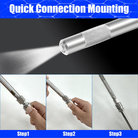 JOEJET nozzle supports 1000–6000 PSI for versatile cleaning