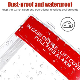 jojofuny fire alarm cover includes screws and anchors for quick installation
