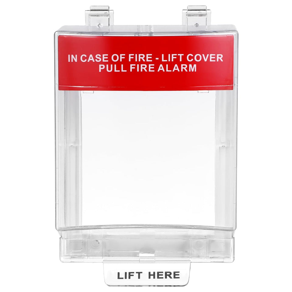 jojofuny fire alarm cover showing full coverage around pull station for protection