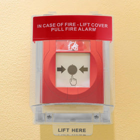 jojofuny fire alarm cover transparent body highlights pull station visibility