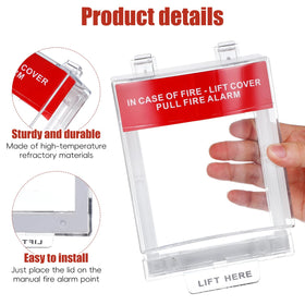 jojofuny fire alarm cover demonstrates water resistance against moisture