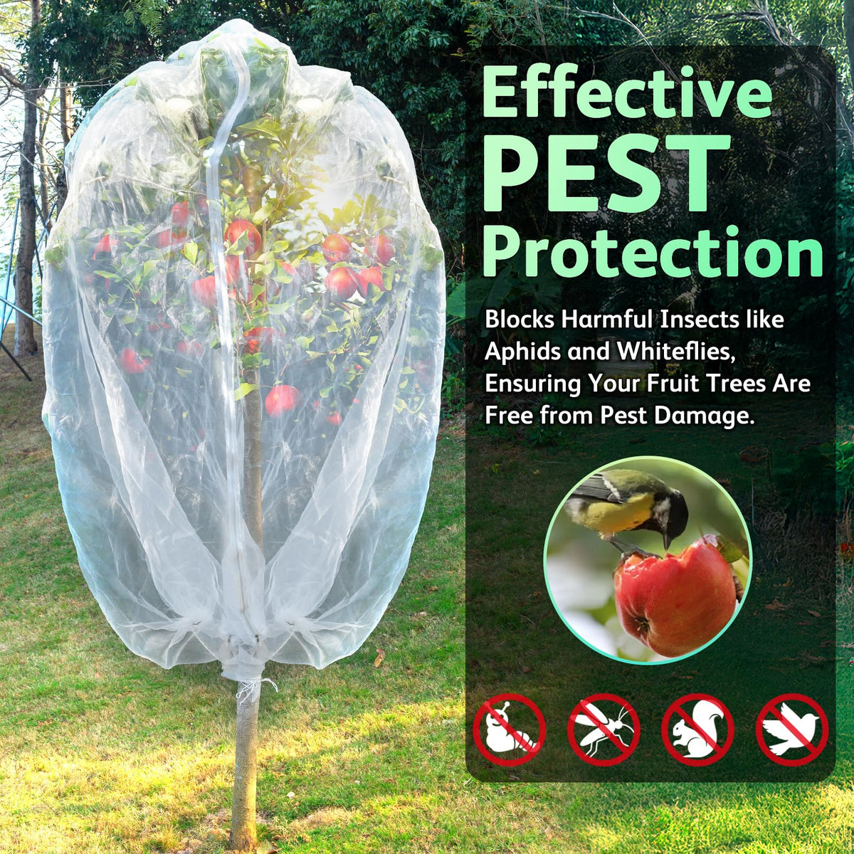 JOJOLEE premium PE material keeps the net durable yet lightweight.