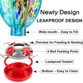 Jola's House rubber sealing rings are soft and durable for outdoor hummingbirds.