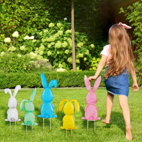 Joliyoou Easter Yard Sign front porch display for welcoming spring visitors