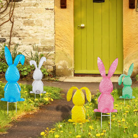 Joliyoou Easter Yard Sign outdoor yard display ideal for garden paths