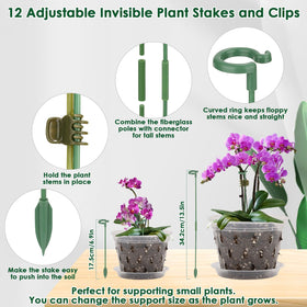 Jollidecor orchid pot tray and saucer set protects surfaces during watering