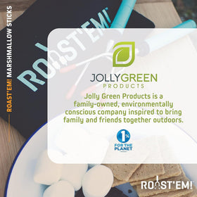 Jolly Green Products smores kit for fire pit enhances open fire cooking.