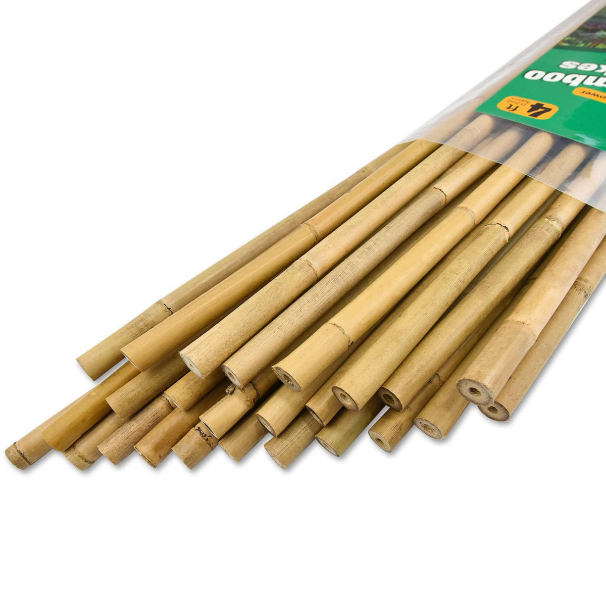 Jollybower bamboo stakes 4ft for tomato and climbing plants