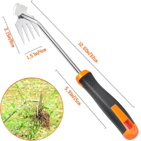 JOMISLI weeding tool made of manganese steel resists rust and tough soil