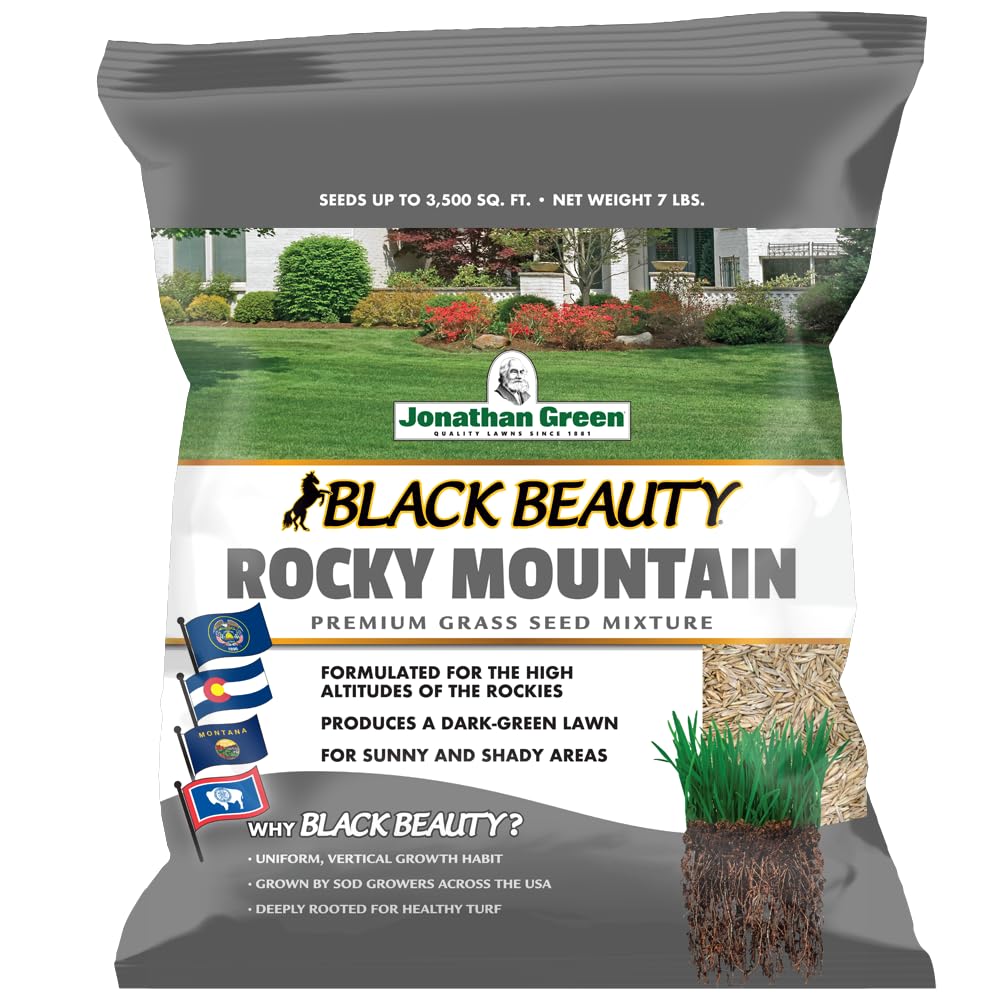 Jonathan Green Black Beauty Rocky Mountain seed bag for tough Colorado lawns