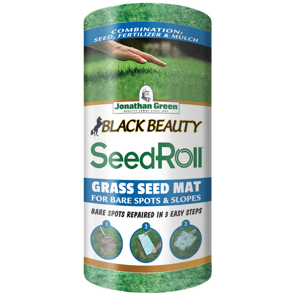 Jonathan Green SeedRoll patches bare spots in a lawn for a quick lawn revival.