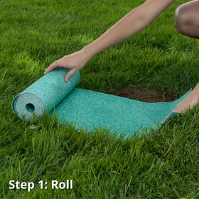 SeedRoll protects seeds from washout in rain and from birds.
