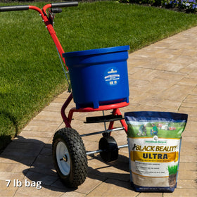 Jonathan Green Black Beauty Ultra Grass Seed delivers a dark green, dense turf.