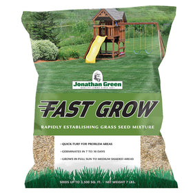 Jonathan Green Fast Grow Seed patch application demonstrates rapid germination for patchy lawns