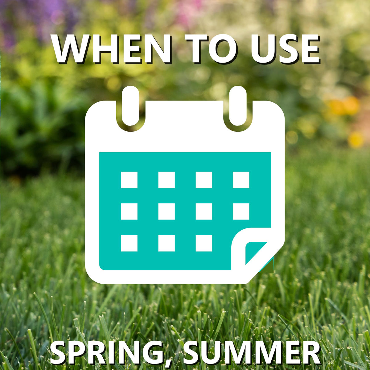 Jonathan Green Organic Lawn Food spreader application, even coverage across 5,000 sq ft.