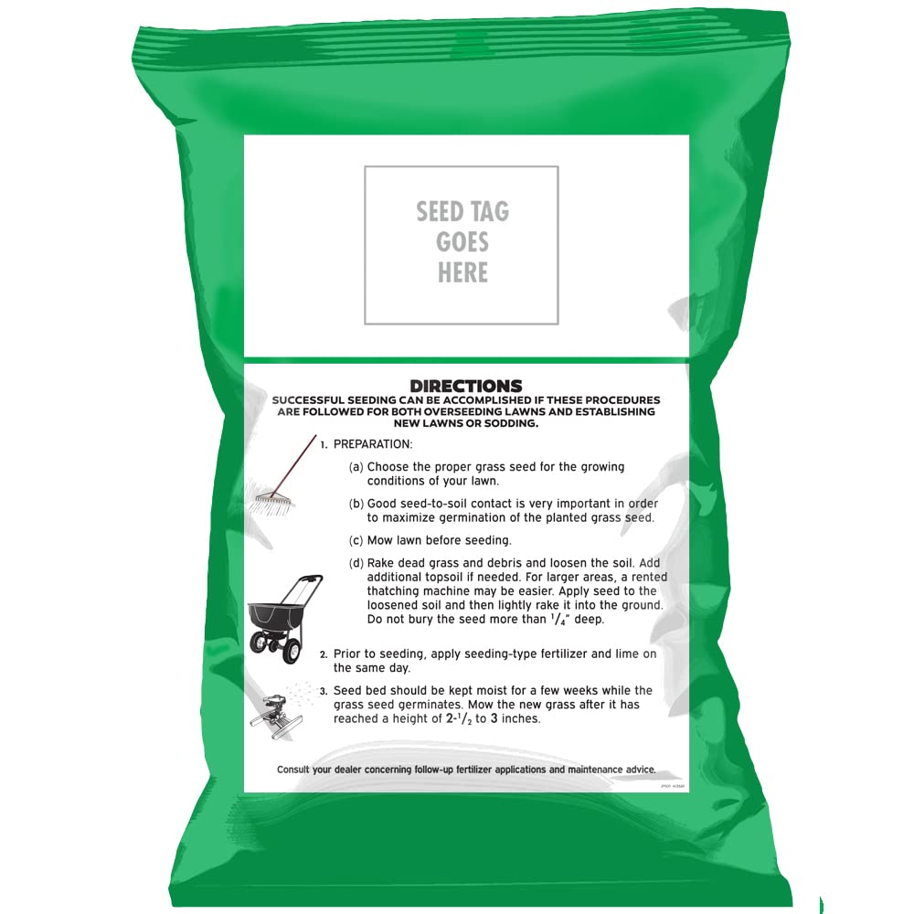 Jonathan Green Shady Nooks seed spread on lawn for even coverage.
