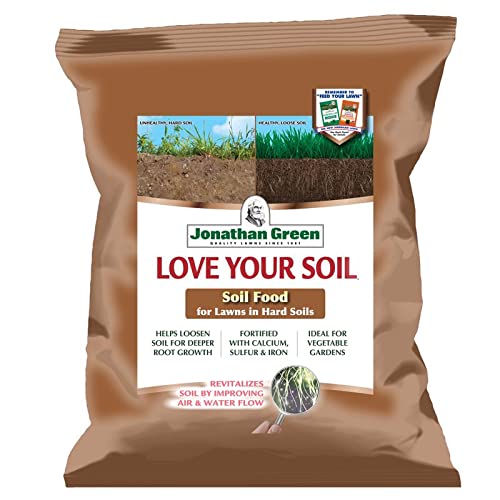 Jonathan Green & Sons Love Your Soil Organic Soil Food enhances soil health for lawns and gardens.