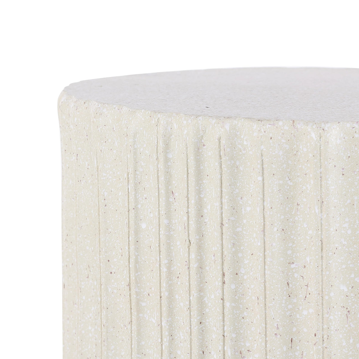Jonathan Y Louisa tbl1102b terrazzo-cream outdoor corner, reliable small table