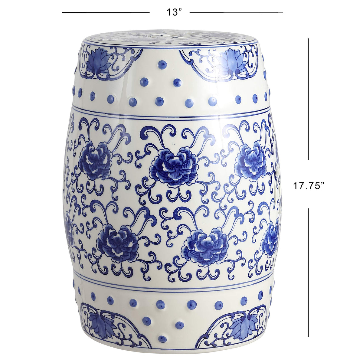 Jonathan Y tbl1000a drum-shaped table for indoor or outdoor use.