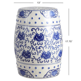 Jonathan Y tbl1000a drum-shaped table for indoor or outdoor use.