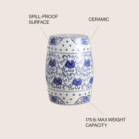 Jonathan Y tbl1000a spill-proof glaze enhances durability for daily outdoor use.
