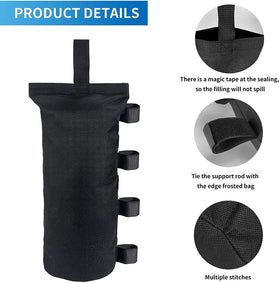 Close-up of Joramoy weight bag waterproof coating protecting contents during rain