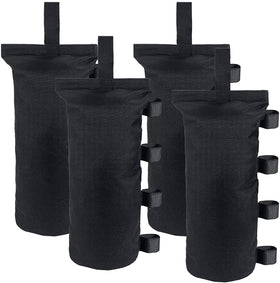 Joramoy heavy-duty canopy weights four-bag set arranged for tents stability at outdoor events