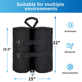 Jorohiker 1680D weight bag with PVC coating for durability.